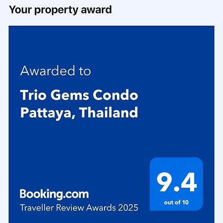 Trio Gems Condo Pattaya, Thailand Джомтьен Экстерьер фото
