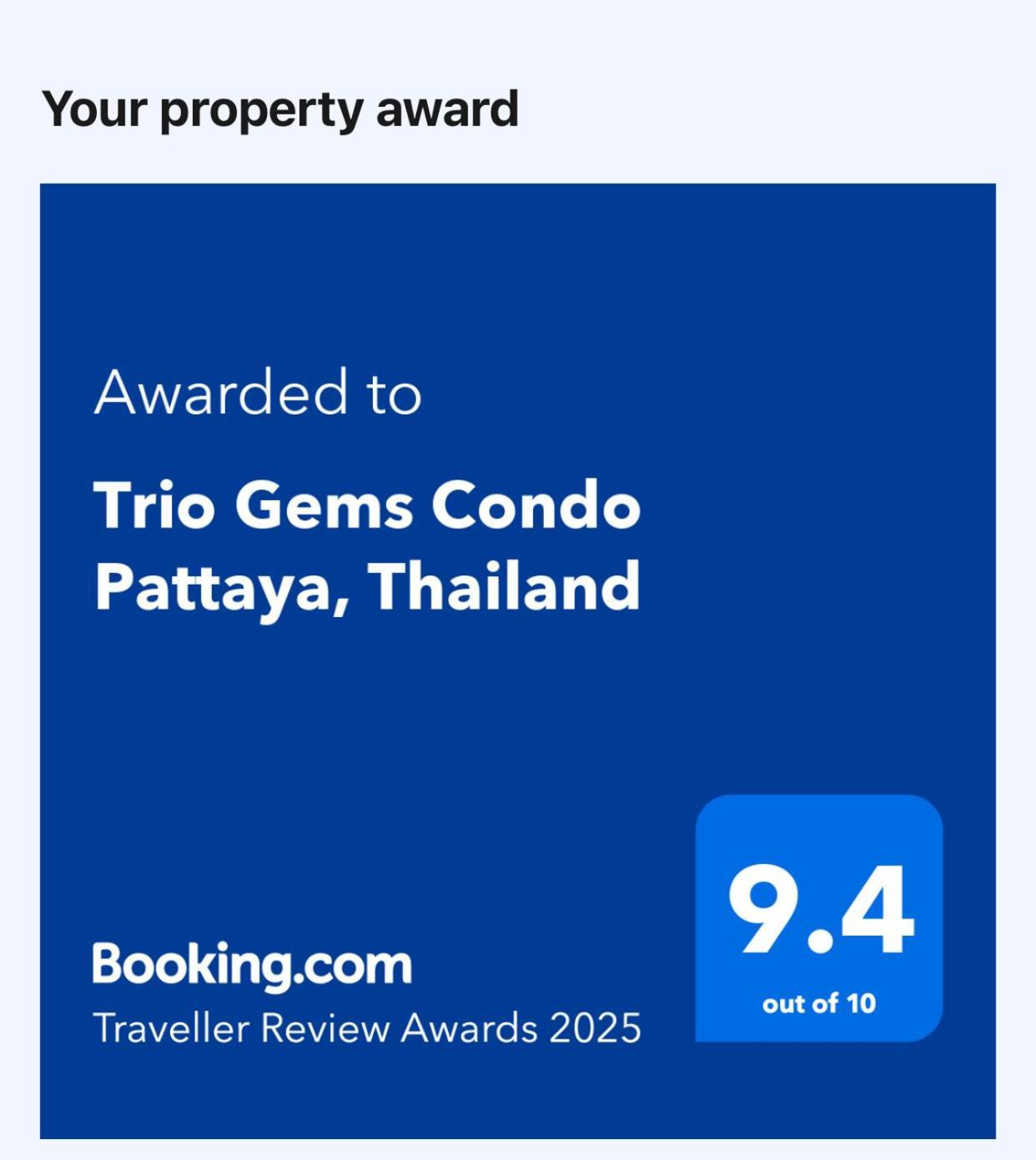 Trio Gems Condo Pattaya, Thailand Джомтьен Экстерьер фото